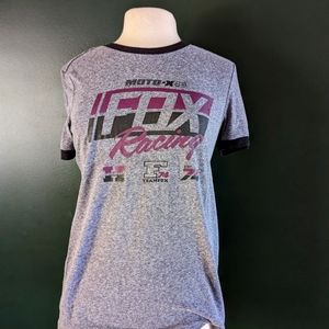 Fox racing ringer tee